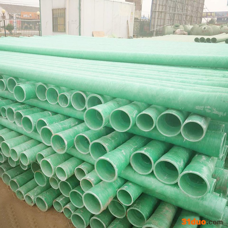 山东德州厂家可定制 玻璃钢缠绕管道VOC排气管道排污管道