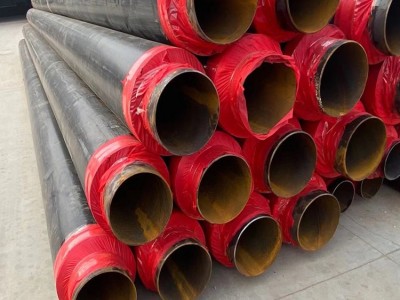 昌平预制保温管道 聚乙烯夹克发泡直埋管 聚乙烯夹克直埋暖气管