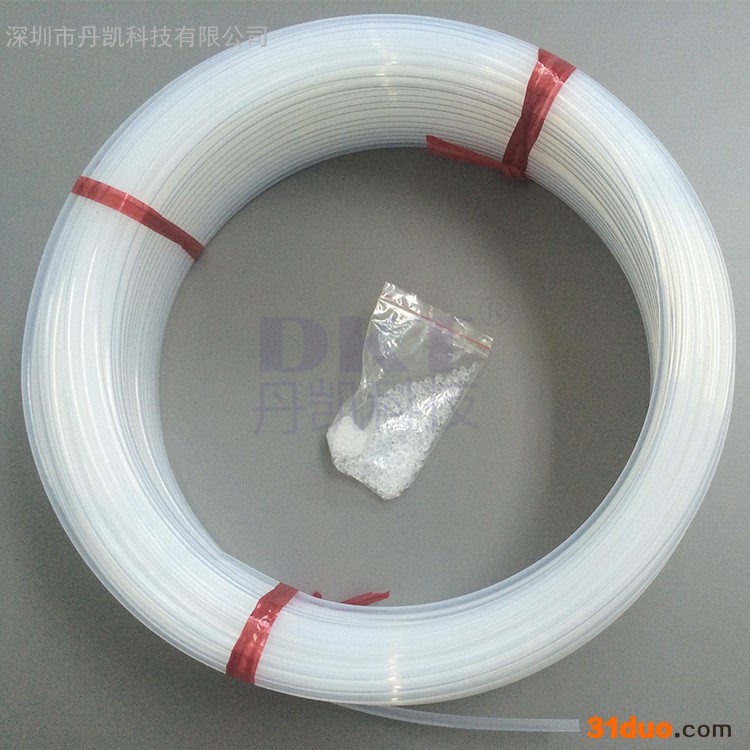 DKT丹凯FEP管耐腐蚀性易加工性透明铁氟龙聚全氟乙炳烯油气管F46管