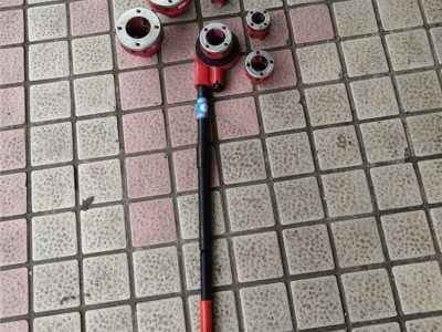 暖气管子开牙机 消防管车丝机4分-1.2寸 62型手动轻型管子铰板