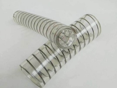 【昱景橡塑】透明PVC钢丝软管 塑料水管油 气管水泵