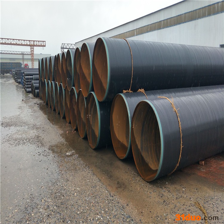 缠绕式3PE防腐钢管 燃气管道用三层聚乙烯防腐钢管 供水管道用三层聚乙烯防腐钢管 供水管道用三层PE涂敷钢管