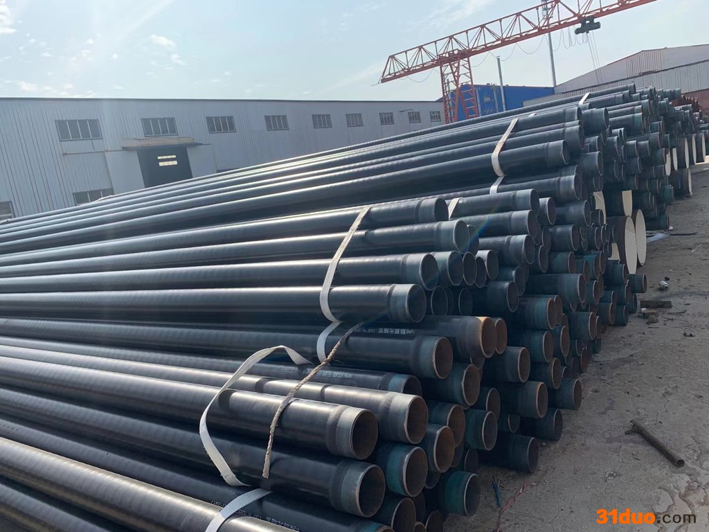 3PE防腐钢管、燃气管道、给水管道防腐钢管、3PE加强级防腐钢管、2PE防腐钢管 实体厂家，大量库存生产，量大从优