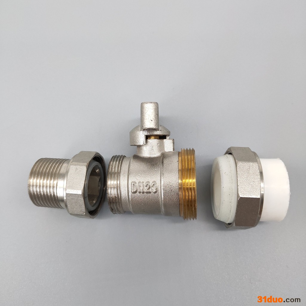 活接球阀6分1寸 暖气管道回水阀 电动球阀 hw