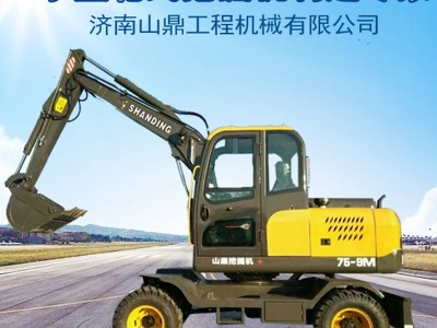应用于挖天燃气管道沟专用小型轮式挖掘机价格