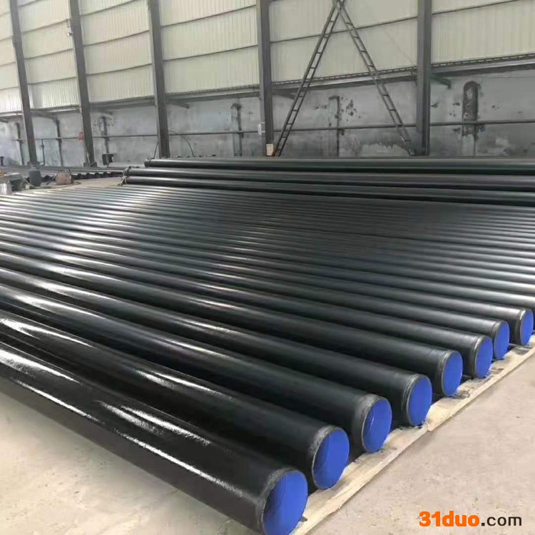 普通级三层聚乙烯防腐钢管 燃气管道用3PE防腐钢管 石油管道用三层聚乙烯防腐钢管 地埋式三层PE防腐螺旋管