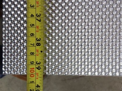 济南恒诚 半球压花铝板 汽车排气管隔热罩铝板