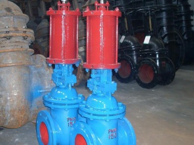 专产温州豪日Z641H气动闸阀、气动闸阀、铸铁气动闸阀、铸钢气动闸阀、闸阀