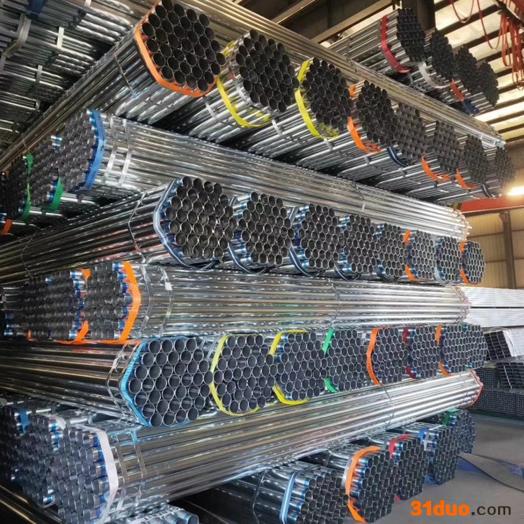 燃气管道用 镀锌管价格 热镀锌直缝焊管 DN32镀锌管