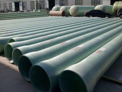 润龙 玻璃钢管道缠绕直埋管 大口径管道 通风管工艺管化工排气管道