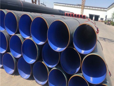 亿钢管道 石油管道用三层PE防腐螺旋管  地埋燃气管道用3PE防腐螺旋管