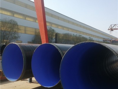 缠绕式三层PE防腐钢管 燃气管道用3PE防腐钢管 三层PE涂敷防腐钢管 地埋式三层PE防腐螺旋管