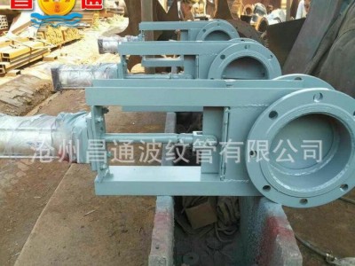 气动闸板阀 气动闸门 水泥物料用气动插板阀 新款