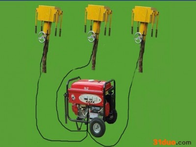 润煤便携式    气动打桩机 便携式气动植桩机厂家