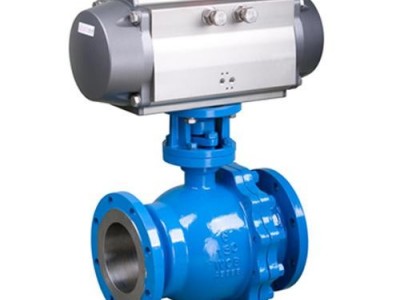 开维喜阀门Q647H气动固定球阀气动固定硬密封球阀 气动铸钢固定球阀