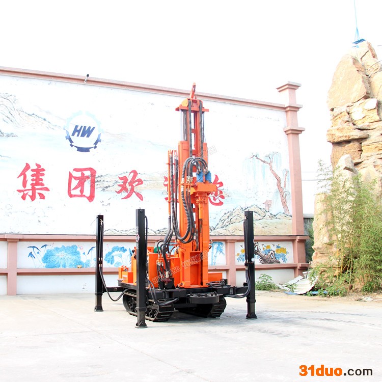 履带液压气动打井机 260米气动水井钻机钻井机** 气动钻机