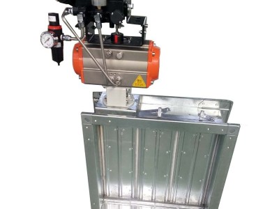 奇星矩形气动防火调节阀 方形气动防火阀