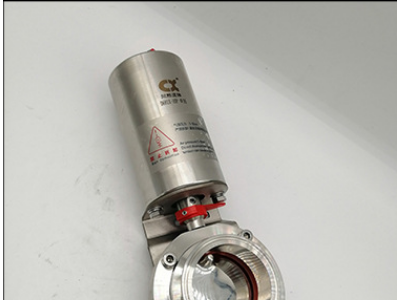 上海川熙 卫生级气动蝶阀  气动蝶阀