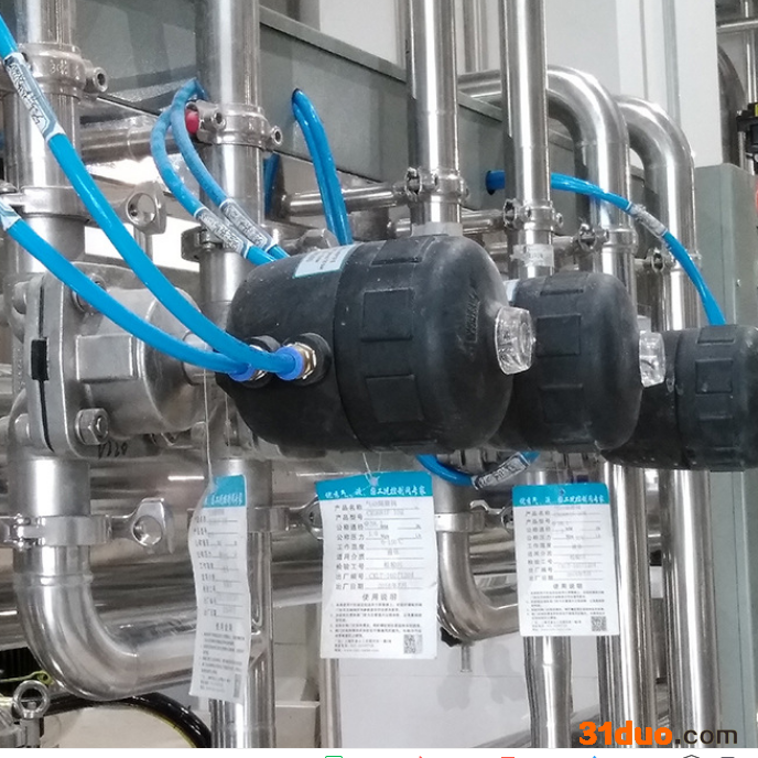 上海川熙流体 法兰式气动隔膜阀 气动隔膜阀