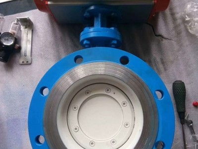 永一D643TC气动陶瓷蝶阀/气动陶瓷翻扳阀/陶瓷蝶阀/陶瓷翻板阀/气动陶瓷调节阀