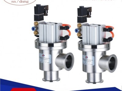 上海萨当阀门 气动真空挡板阀 GDQ-J(b)/KF气动高真空挡板阀