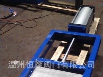 直销 铸铁双向气动闸板阀 方形气动闸板阀300*300 闸板阀