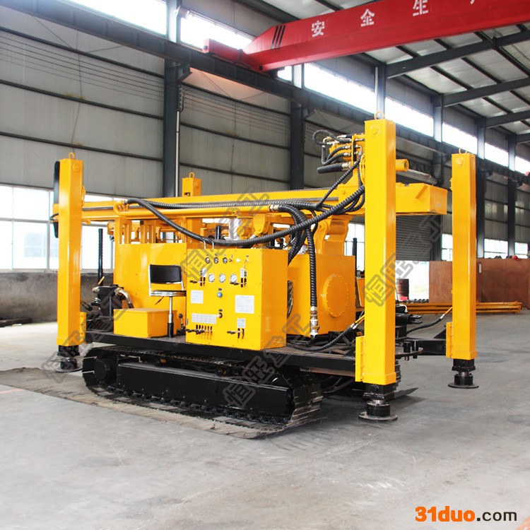 履带气动钻机厂家 多功能水气两用打井机 气动水文地质钻机 液压勘探机厂家