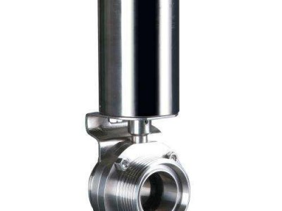 广涛DF005 厂家供应快装气动蝶阀 立式气动蝶阀 卫生级气动蝶阀 材质不锈钢304/316