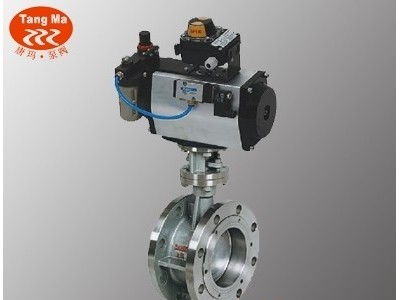 D643H气动多层次硬密封蝶阀，气动硬密封法兰蝶阀GT执行器
