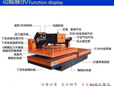 正科厂家供应上滑式气动双工位60*80绣花剥胶机 烫胶机 热熔胶机