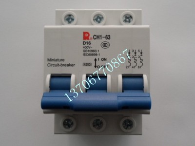 @ 常熟开关厂微型断路器:CH1-63D16/3 3P D16A 冲钻特价！