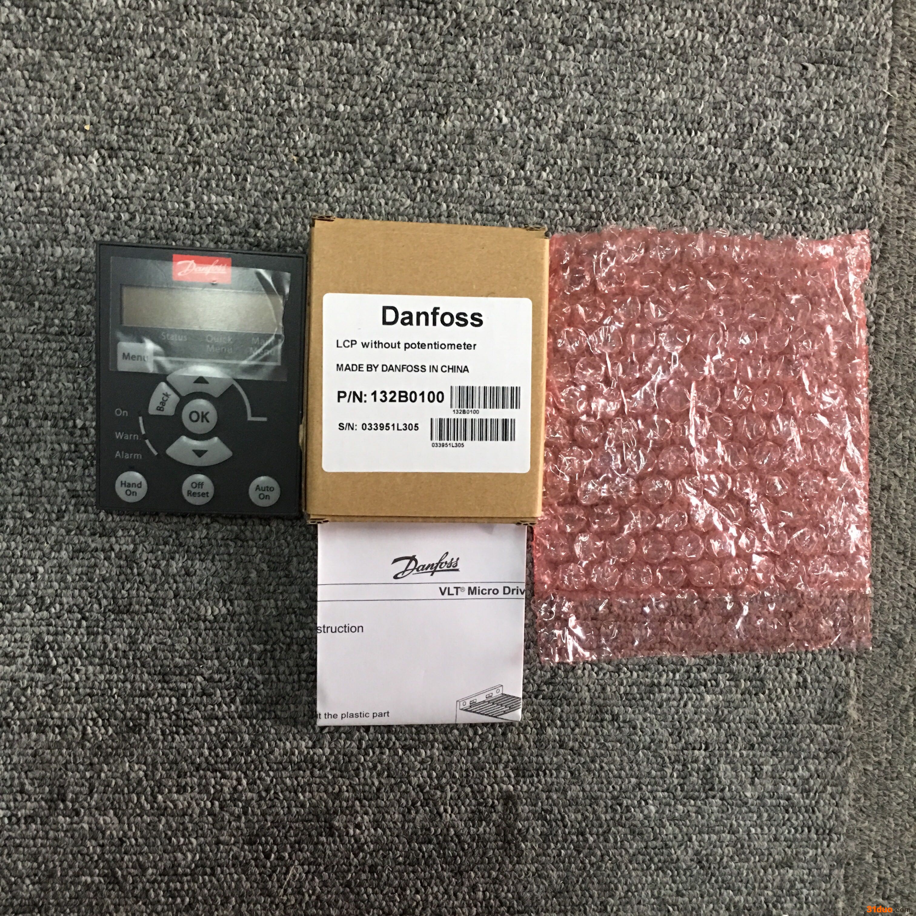 丹佛斯变频器FC-51系列操作面板特价包邮132B0100