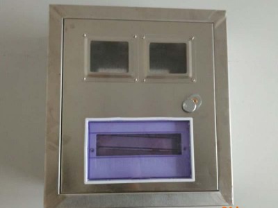 直销不锈钢单箱电表箱    抄表回落