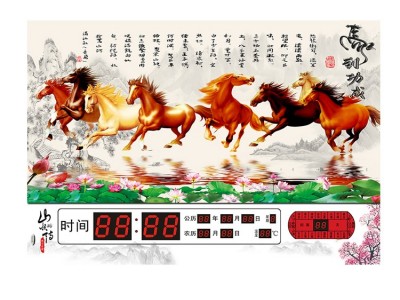 **现代简约 电表箱装饰画 遮挡配电箱 电表箱万年历