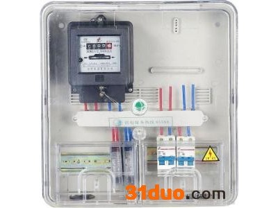 供应湖北谷龙单相二户机械式电表箱