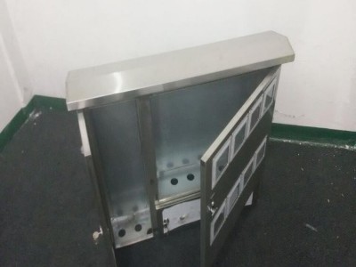 配电箱推荐 不锈钢12户三开门户外防雨电表箱 抄表箱 仪表箱