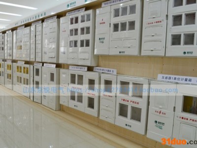 室外电力单相 三相 玻璃钢 PC透明塑料电表箱 4表位 机械