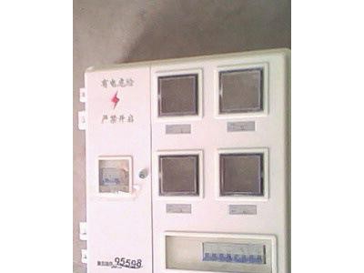 玻璃钢电表箱 单相电表箱 电子插卡电表箱 DHBX双开门电表箱 4户