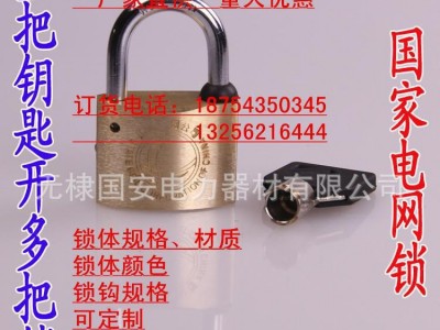 电力表箱锁 电表箱锁 梅花塑钢锁 通开**利德防水防盗挂