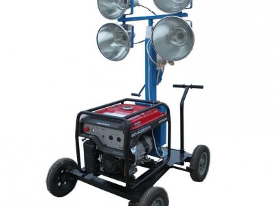 供应山东文登新宝GZ-400/4移动施工照明灯 可移动高杆照明灯