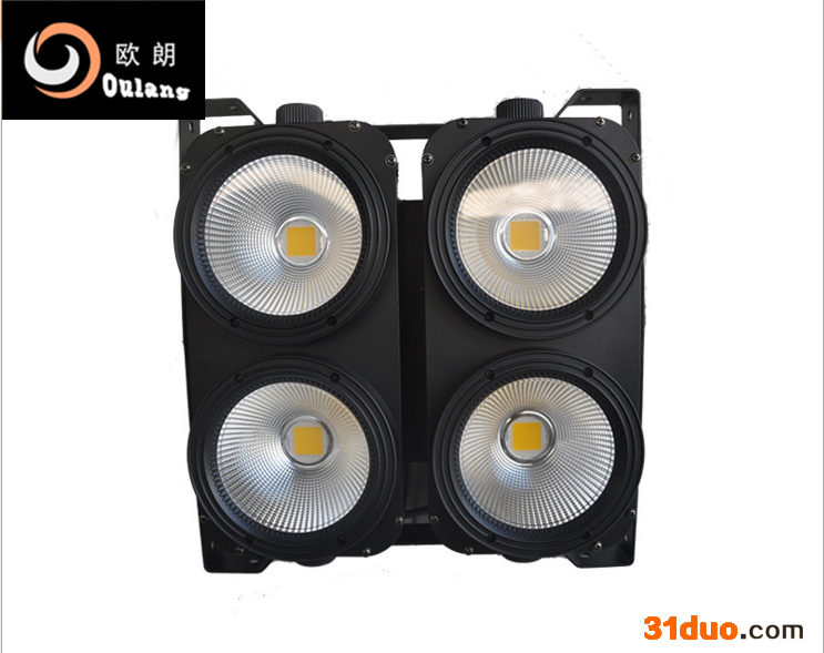 舞台照明灯光LED四眼正白暖白观众灯剧院照明影视聚光灯直销