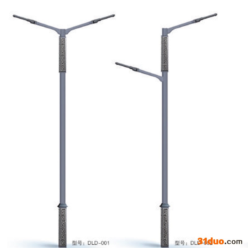 仕达成厂家定制户外照明路灯杆 6米7米8米马路市电路灯高低双臂led路灯 道路照明
