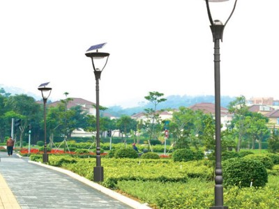 道路太阳能灯_小区路灯_一体化照明太阳能灯