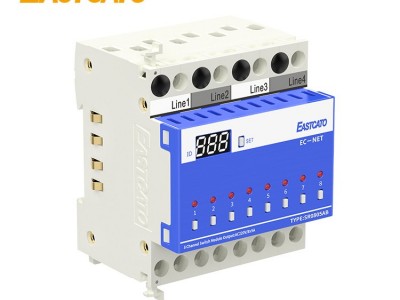 供应凯图SR0805AB导轨式4路窗帘控制模块，智能照明控制系统， 继电器控制模块