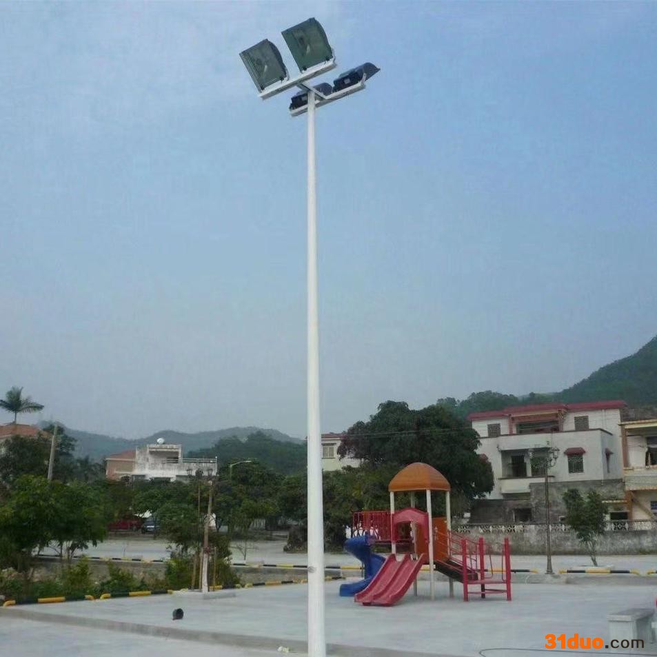 壮锦体育 球场照明灯杆价格 室外篮球场灯光安装 室外篮球场灯光价格 户外篮球架照明灯杆 南宁篮球场灯杆厂家