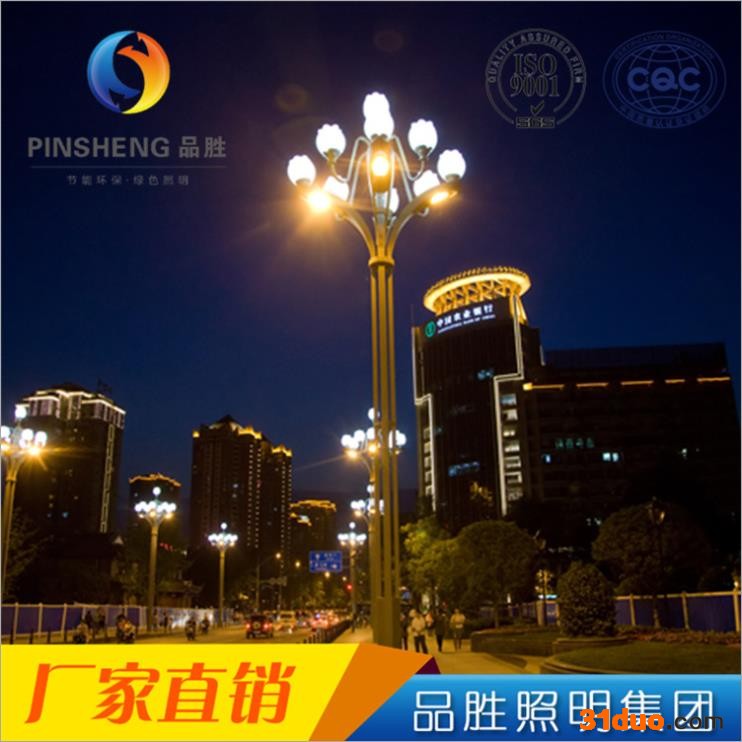 品胜PSZHD02 6米8米10米12米户外中华灯 高杆道路照明景观灯