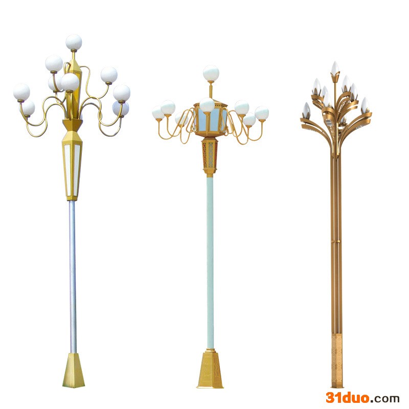 伊曼 玉兰灯厂家 户外高杆灯照明