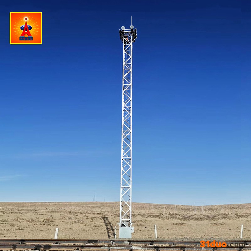 定制15米固定式照明灯塔 20米升降式高杆灯21.5米固定式投光灯塔河北广讯**