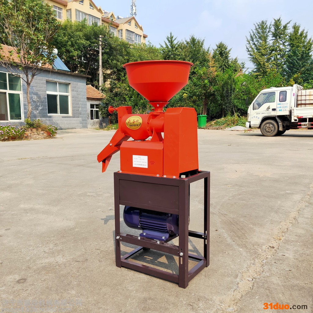 照明电稻谷碾米机 对外加工水稻精米机 玉米碴子电动制糁机