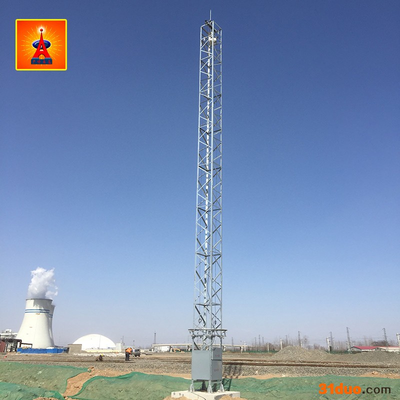广讯厂家供应21.5米SDT升降投光灯塔 15米26.5米固定式照明灯塔**